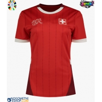 Ženski Nogometni dresi Švica Domači EP 2024 Kratek Rokav